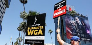 a-speech,-a-call-for-immediate-action,-and-a-telethon-support-striking-wga-and-sag-aftra-members