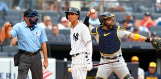 yankee-woes-defined-by-brewers’-lengthy-no-hit-bid-and-a-serious-injury-to-jasson-dominguez